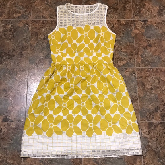 Anthropologie Dresses & Skirts - Anthropologie yellow flower dress